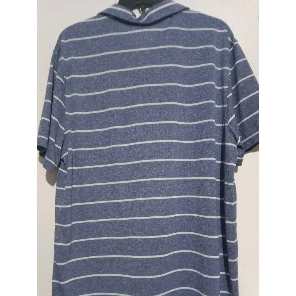 Old Navy Active Polo Shirt Men's Size XL Striped Short Sleeve Stretch - Picture 3 of 3